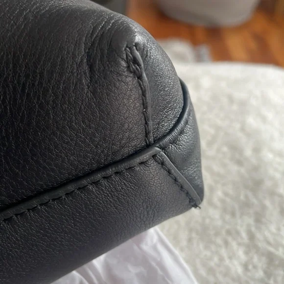 Banana Republic Black Leather Handbag - Picture 9 of 10